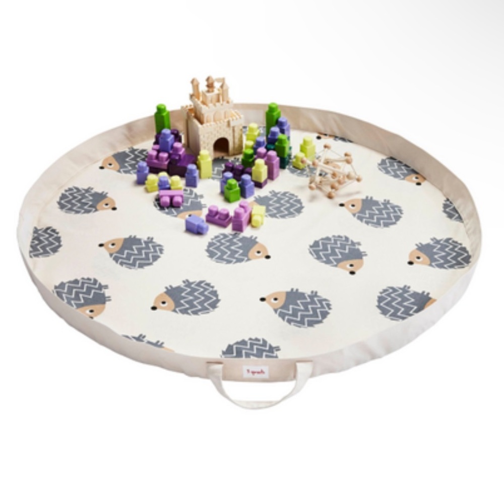 3 Sprouts Play Mat Bag Hedgehog